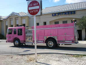 Pink Heals Fire Truck